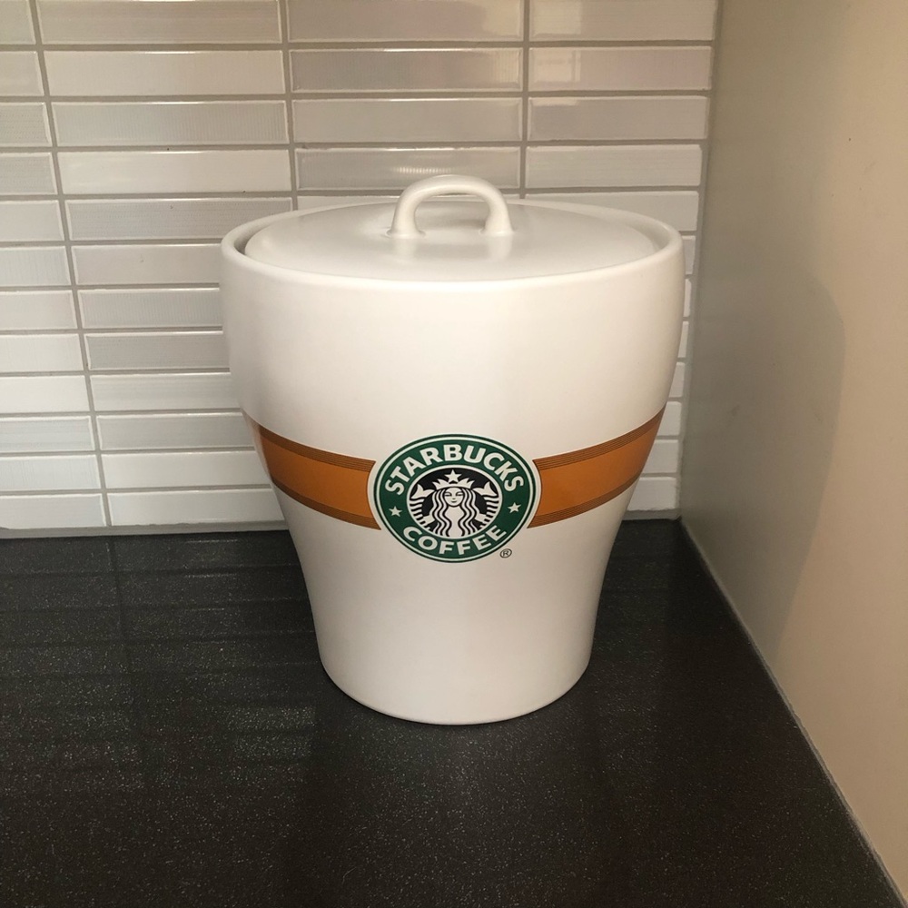 EUC Starbucks Ceramic Coffee Cannister